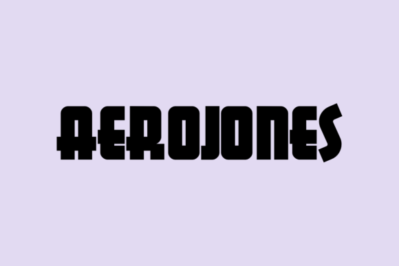 Aerojones: The Display Font That Makes Your Headline Land