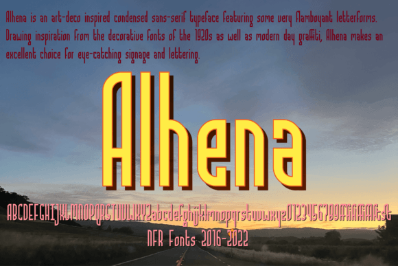 Alhena: A Playful Yet Polished Art Deco Sans Serif for Digital Branding