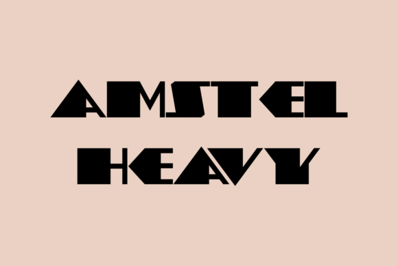 Amstel Heavy: A Bold, Free Display Font That Lifts Your Brand