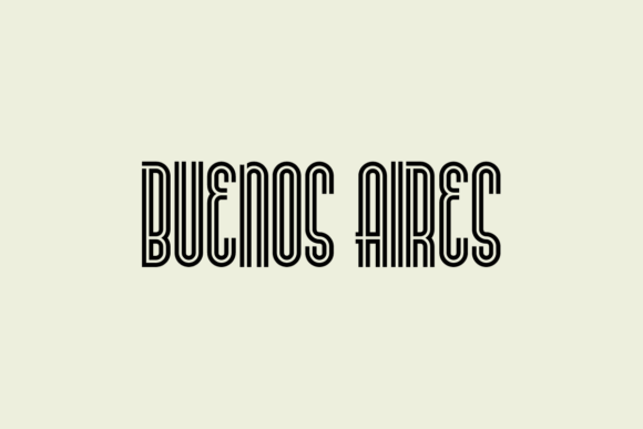 Buenos Aires: A Display Typeface with Quiet Confidence