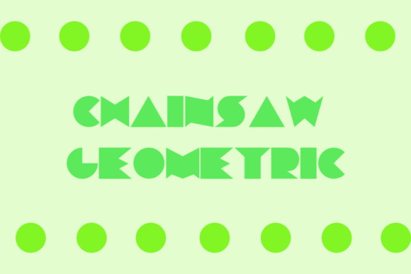 Chainsaw Geometric: Sharp, Bold, and Unapologetically Structured