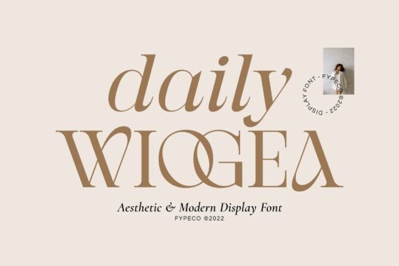 Daily Wiogea: A Modern Serif Font That Elevates Handmade Products