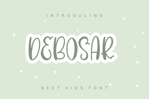 Debosar: A Bold Handwritten Font for Digital Branding