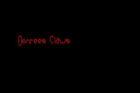 Donrees Claws: A Spooky-Yet-Charming Display Font for Editorial Mood