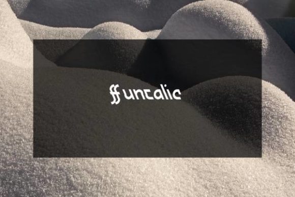 Ff Untalic: A Bold, Clean Display Font Worth Testing