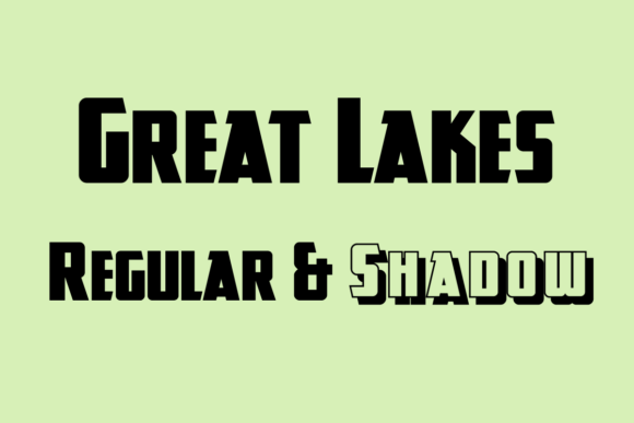 Great Lakes Font: Bold, Clean & Perfect for Handmade Labels & Signs