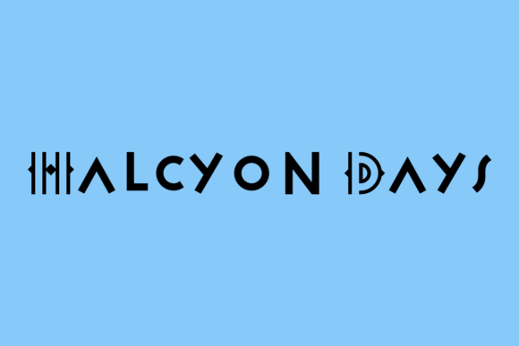 Halcyon Days: An Elegant Display Font for Small Business Branding