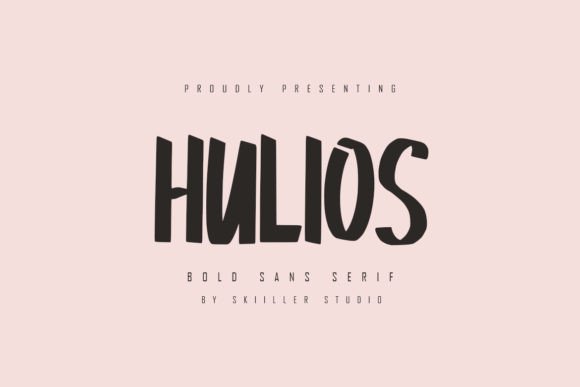 Hulios: A Natural Handwritten Display Font for Real Branding
