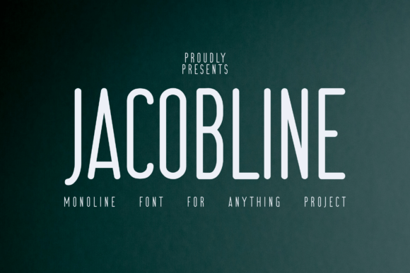 Jacobline: A Modern Sans Serif Font for Digital Design