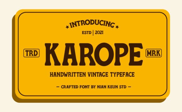 Karepo Font: A Dynamic Serif for Handmade Brands