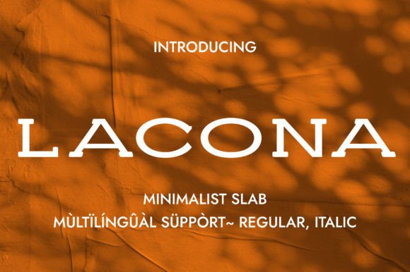 Lacona: A Slab Serif That Anchors Editorial Calm