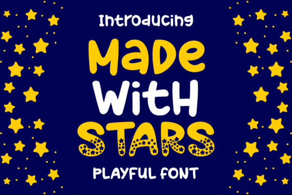 Made with Stars: A Decorative Font That Makes Your Brand Shine