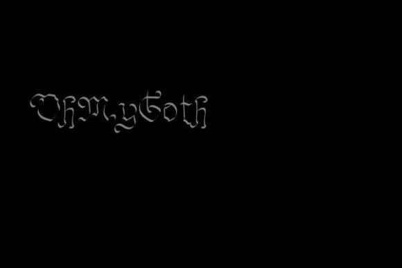 Oh My Goth Font: A Playful Display Typeface for Handmade Brands