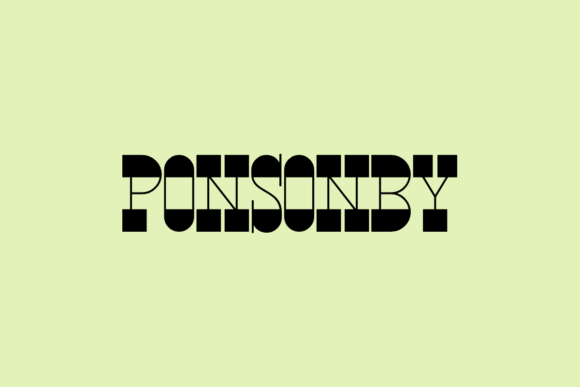 Ponsonby Font: A Playful Yet Professional Display Typeface for Small Businesses