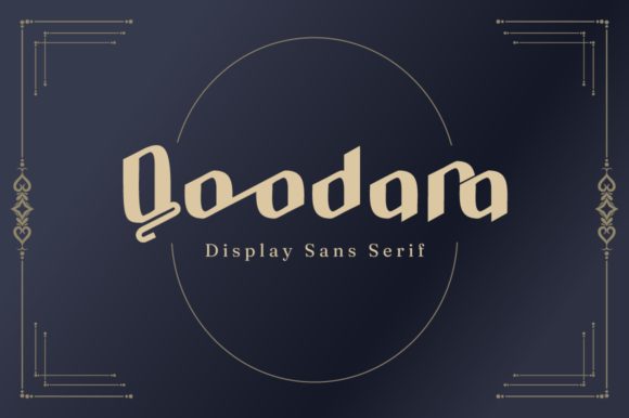 Qoodara: A Bold, Modern Display Font for Digital Brands