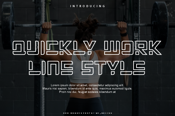 Quickly Work Line: A Bold Sans Serif for Editorial Impact