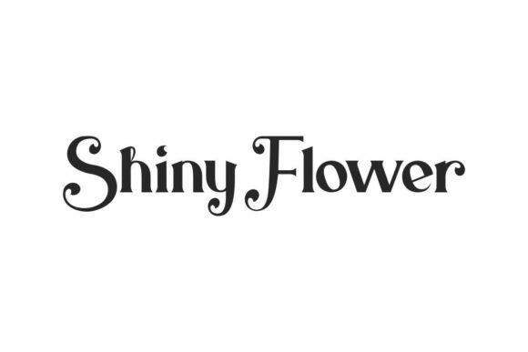 Shiny Flower Font: A Luxurious Display Serif for Digital Branding