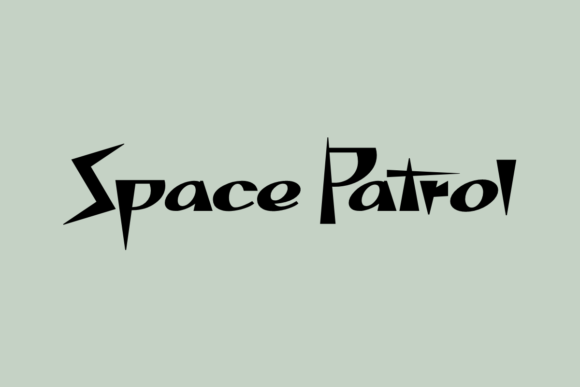 Space Patrol: A Futuristic Display Font for Bold Digital Headlines