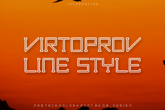 Virtoprov: A Bold Sans Serif Display Font for Digital Branding