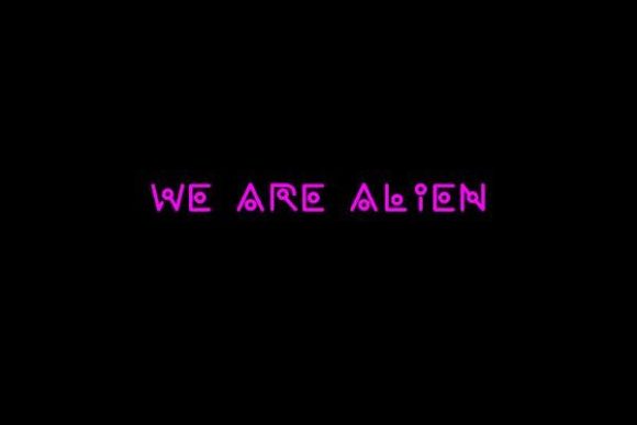 We Are Alien: A Bold Display Font for Digital Design