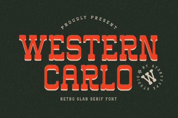 Western Carlo: A Retro Serif Font That Sells