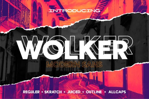 Wolker: A Bold, Cool Display Font for Editorial Moments